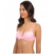Betsey Johnson Stocking Stripe Convertible Lightly Lined Demi Bra 723803 6PM7566274 Lover Pink