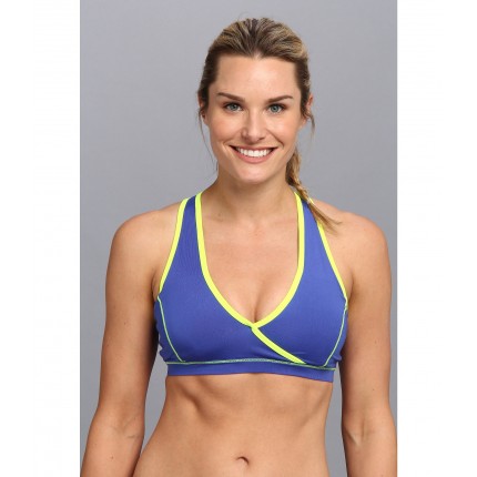 Fila Crossover Bra Top 6PM8415654 Dazzling Blue/Safety Yellow