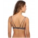 Free People Caught in My Web Plunge Underwire Bra F382O837 6PM8648098 Gunmetal Chartreuse Combo