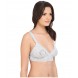Hanky Panky Signature Lace Crossover Bralette 113 6PM7695096 Pearl Grey