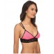 Hanky Panky Colorplay Strappy Bralette 357432 6PM8584863 Tropical Punch/Black