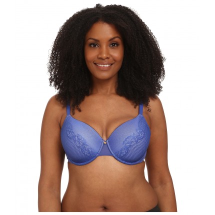 Natori Smooth Scroll Full Figure Contour Underwire Bra 736095 6PM8535315 Azure Blue/Frosted Lilac