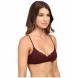 Only Hearts Organic Cotton Wrap Bralette 6PM8753339 Wine