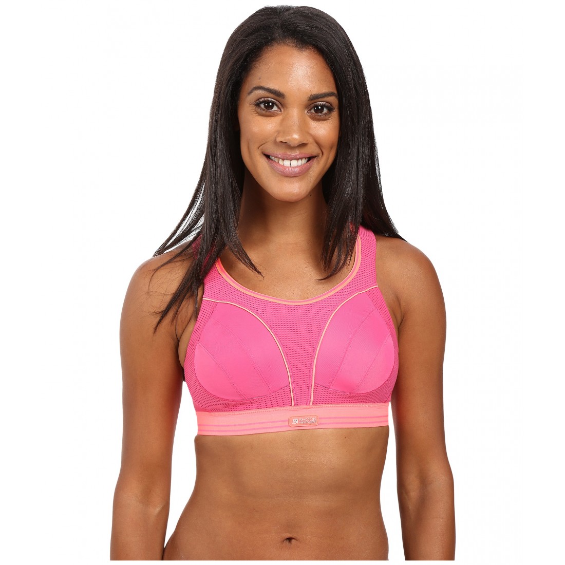 New Shock Absorber Run Sports Bra Pink/Coral  S5044 Many Sizes 