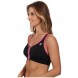 Shock Absorber Active Zipped Plunge Sports Bra S00BW 6PM8287600 Black/Pink
