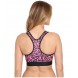 Under Armour Armour Mid Bra - Printed 6PM8622117 Pink Craze/Harmony Red/Pink Craze Berlin Blur