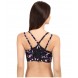 Yummie by Heather Thomson Mesh Panel Sloan Strappy Racer Sports Bra 6PM8677025 Stained Glass