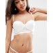 ASOS BRIDAL Evie Satin & Lace Cut Out Molded Balconette Bra AS835200