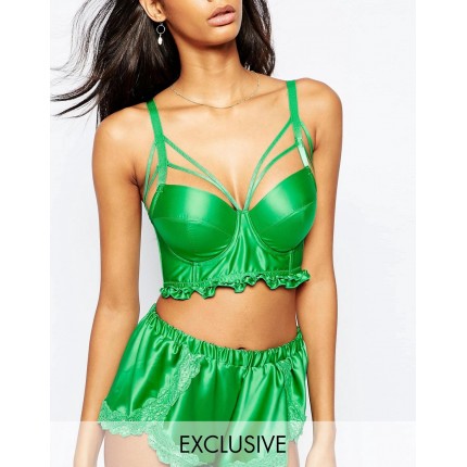 Wolf & Whistle Emerald Longline Fuller Bust Bra DD-G Cup AS784935