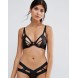 Wolf & Whistle Satin Cut Out V Strap Bra AS888279