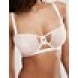 Wolf & Whistle Barely There Lace And Mesh Bra Blush AS888349
