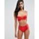 Wolf & Whistle Red Satin Cut Out Front Bra AS888365