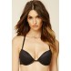 Forever 21 Strappy-Back Push-Up Bra F2000140999 charcoal