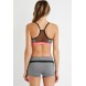 Forever 21 Low Impact - Mesh Racerback Sports Bra F2000174721 charcoal/bisou