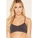 Forever 21 Caged-Cutout Racerback Bralette F2000200477 charcoal