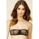 Forever 21 Buttoned Lace Bralette F2000205820 black