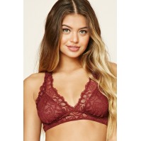 Forever 21 Scalloped Lace Bralette