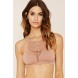 Forever 21 Seamless Cutout Bralette F2000221125 dusty pink