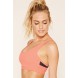 Forever 21 High Impact - Cutout Sports Bra F2000223373 apricot/charcoal