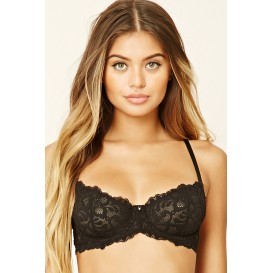 Forever 21 Floral Lace Bra
