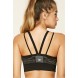 Forever 21 Low Impact - Geo Sports Bra F2000232091 black/charcoal