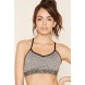 Forever 21 Low Impact - Marled Sports Bra F2000237914 charcoal/black