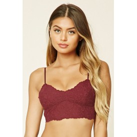 Forever 21 Embroidered Cotton Bralette