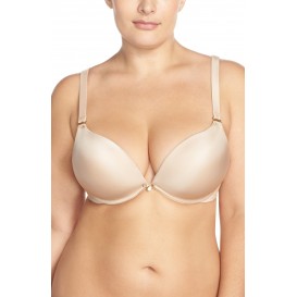 Curvy Couture Perfect Plunge Convertible Underwire Push-Up Bra (Plus Size)