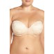 Curvy Couture Strapless Underwire Push-Up Bra (Plus Size) NS5257490