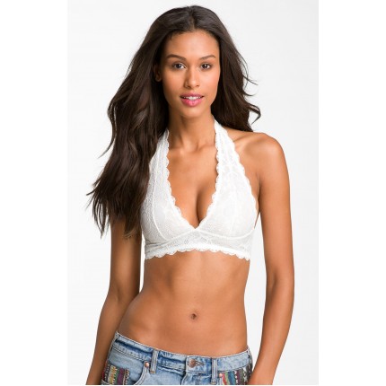 Free People Lace Halter Bralette NS544073