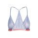 Topshop Cordelia Satin Trim Lace Triangle Bralette NS5258362
