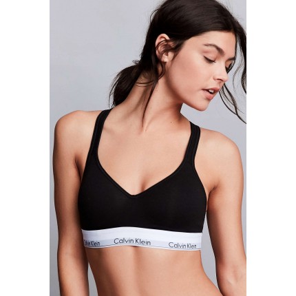 Calvin Klein Lightly Lined Molded Cup Bralette UO39566682 BLACK