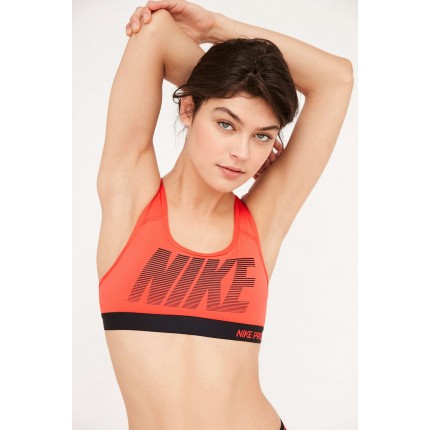 Nike Pro Classic Padded Graphic Sports Bra UO37184249 RED