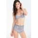 Only Hearts Python Lace Underwire Bra UO39483243 GREY MULTI