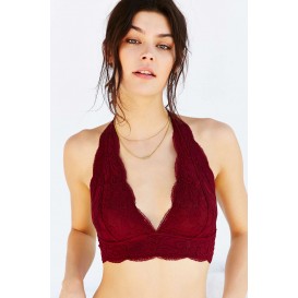 Out From Under Lace Halter Bra