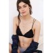 Out From Under Lace Triangle Bralette UO37112778 BLACK