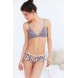 Out From Under Lace Triangle Bralette UO37112778 DARK GREY