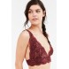 Out From Under Valentina Lace Bralette UO37441037 MAROON