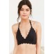 Out From Under Sierra Scallop Fusion Bra UO37443561 BLACK