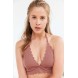 Out From Under Sierra Scallop Fusion Bra UO37443561 CHOCOLATE