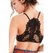 Out From Under Ruched Crochet Bra UO38098232 BLACK