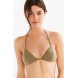 Out From Under T-Back Molded Cup T-Shirt Bra UO38423505 DARK GREEN