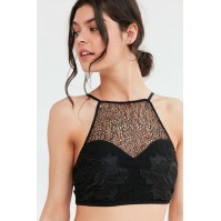 Out From Under Julia Lace Applique High Neck Bra