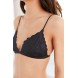 Out From Under Lily Laser-Cut Micro Triangle Bra UO38472742 BLACK