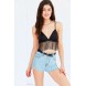 Out From Under Fringe Triangle Bra UO38705398 BLACK