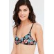 Out From Under Ruched Front Bralette UO38736930 BLACK MULTI