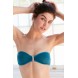 Out From Under Elashiry Snap Front Bandeau Bra UO39053376 BLUE