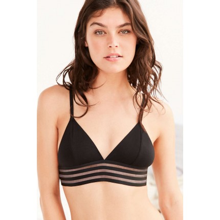 Out From Under Banded Triangle Bra UO39399142 BLACK