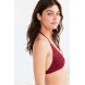 Out From Under Trina Lace Halter Bra UO39576004 BERRY