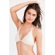 Out From Under Trina Lace Halter Bra UO39576004 CREAM
